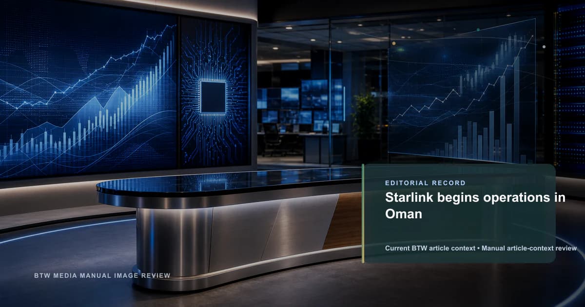 Starlink comienza operaciones en Omán