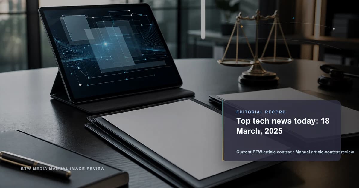 Top actualités tech du 18 mars 2025