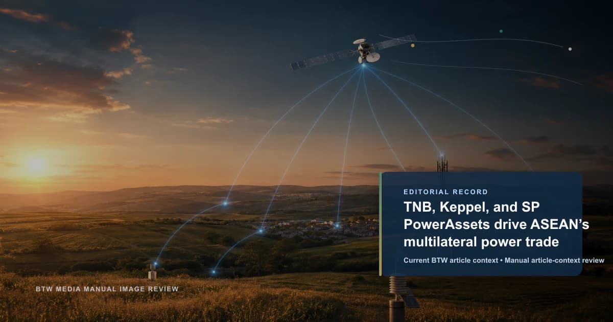 TNB, Keppel et SP PowerAssets stimulent le commerce multilatéral d'électricité de l'ASEAN