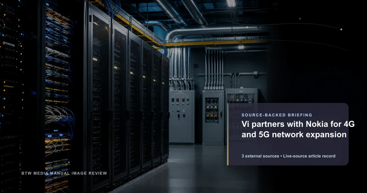 Vi s'associe à Nokia pour l'expansion des réseaux 4G et 5G