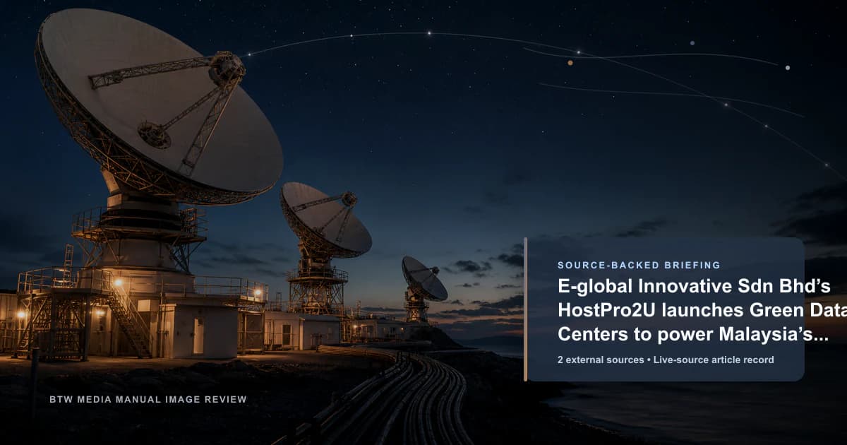 E-global Innovative Sdn Bhd’s HostPro2U lance des centres de données verts pour alimenter les ambitions numériques de la Malaisie