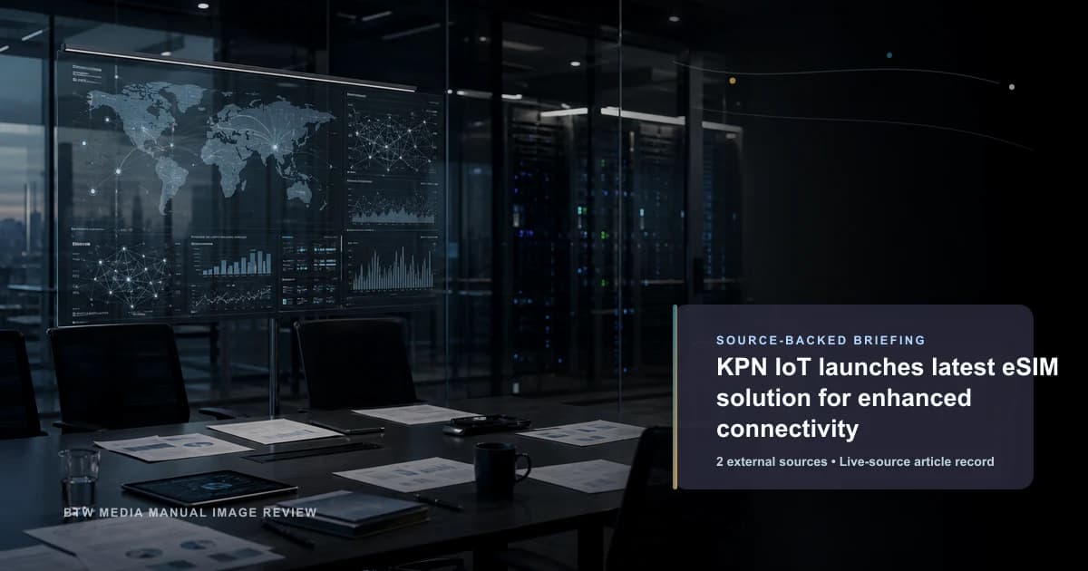 KPN IoT lança sua mais recente solução eSIM para conectividade aprimorada
