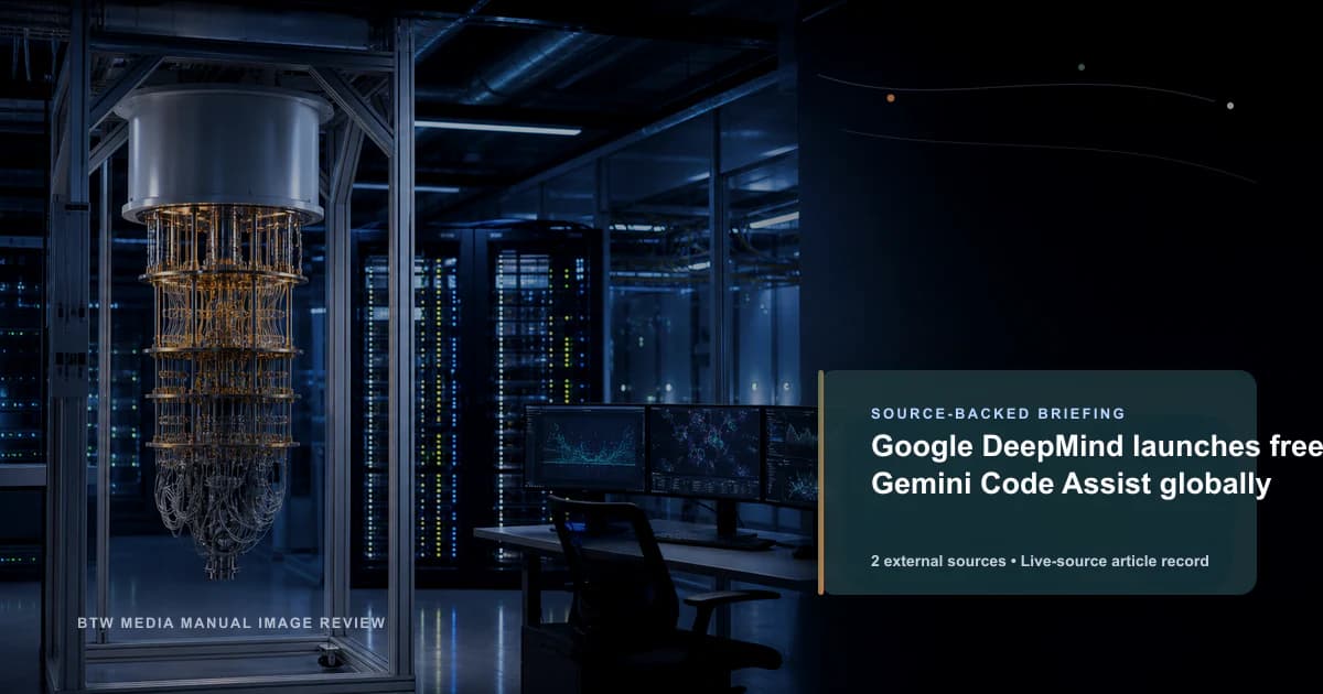Google DeepMind lança Gemini Code Assist gratuito globalmente