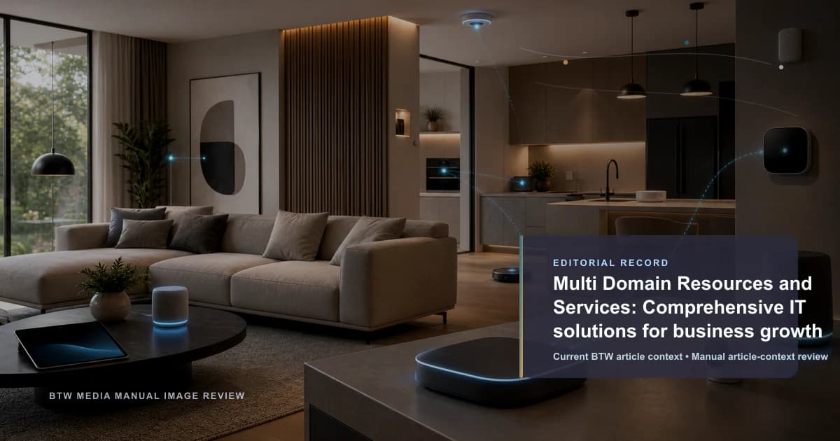 Multi Domain Resources and Services: Comprehensive IT solutions for business growth reviewed editorial briefing visual