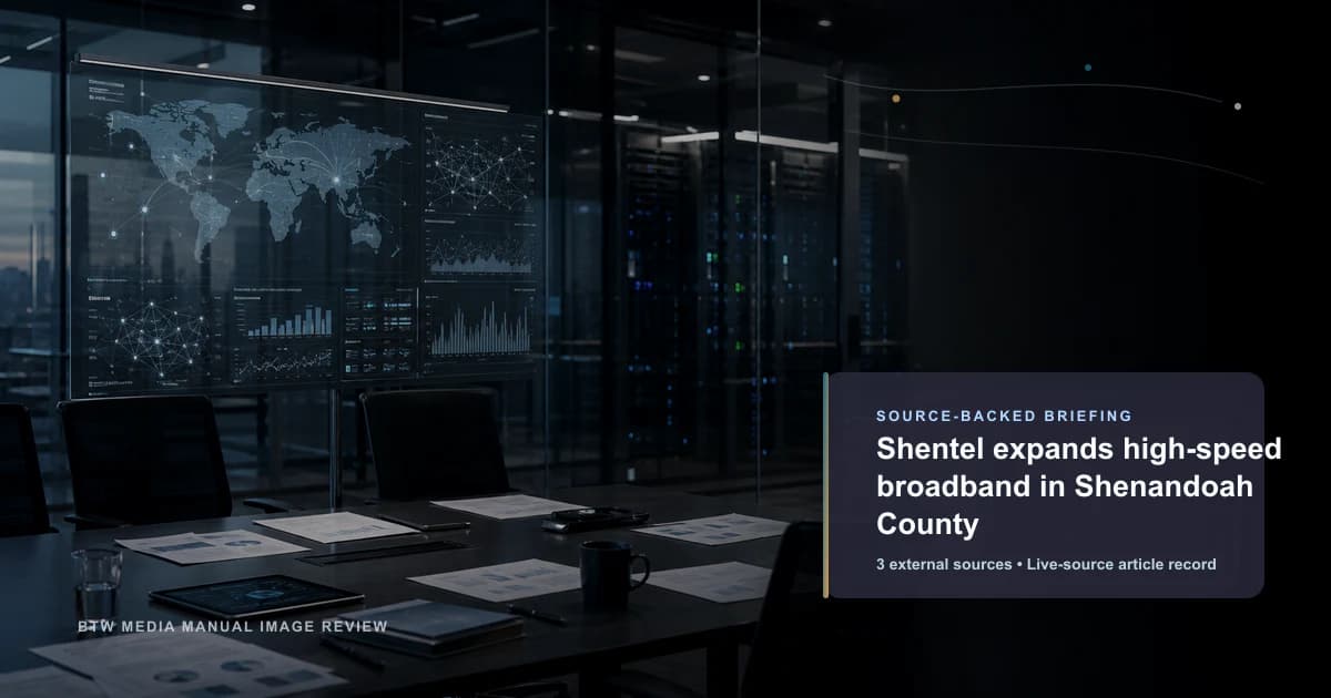 Shentel 在 Shenandoah 县扩展高速宽带