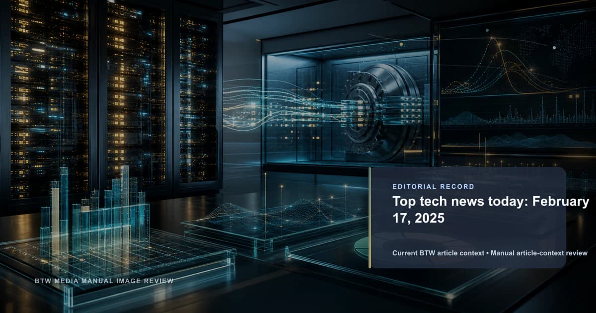 Notícias de tecnologia do dia: 17 de fevereiro de 2025