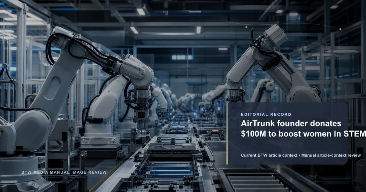 Le fondateur d'AirTrunk donne 100 M$ pour promouvoir les femmes dans les STEM