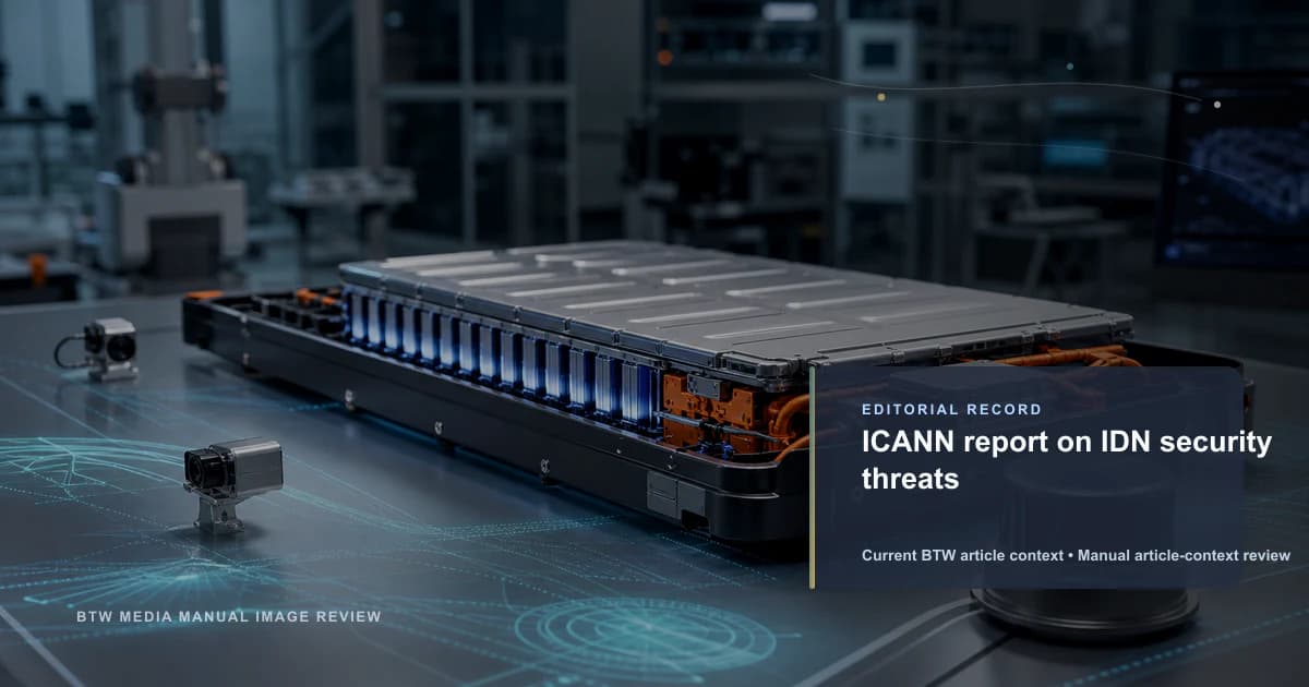 ICANN report on IDN security threats reviewed editorial image