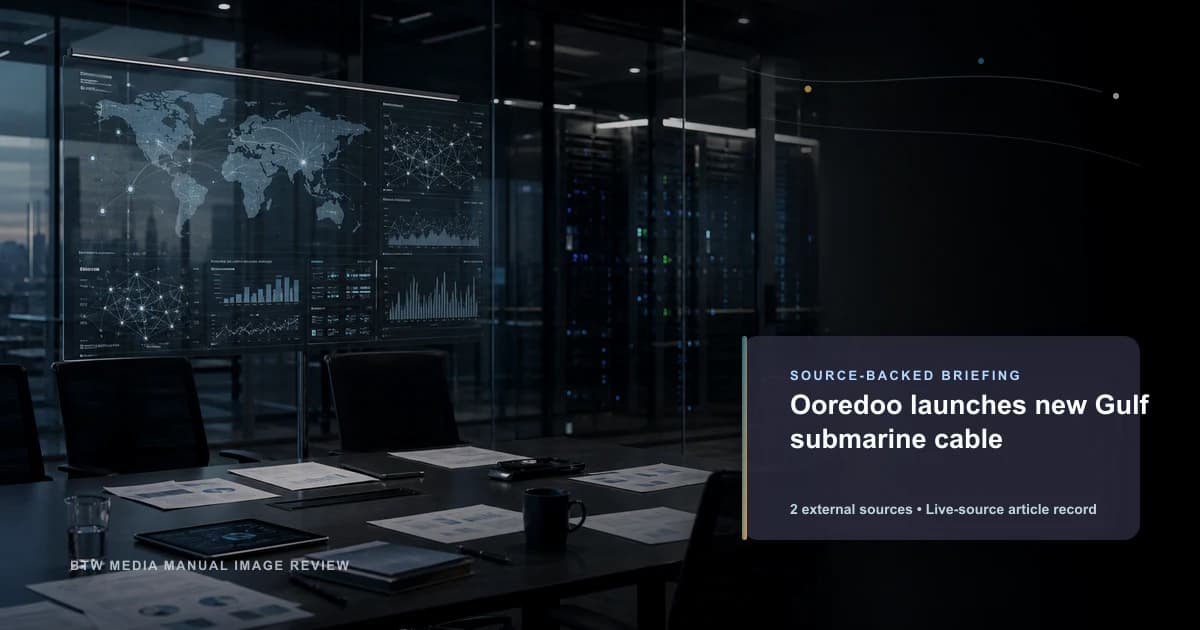 Ooredoo 与 ASN 合作建设新海湾海底光缆