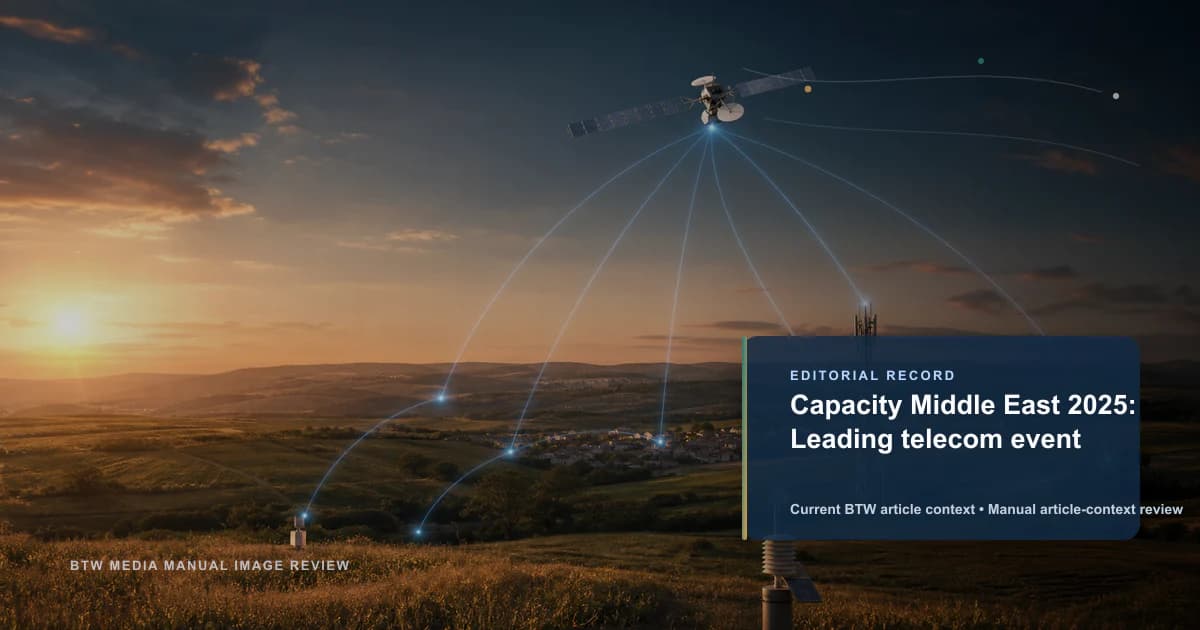 Capacity Middle East 2025: Leading telecom event reviewed editorial briefing visual