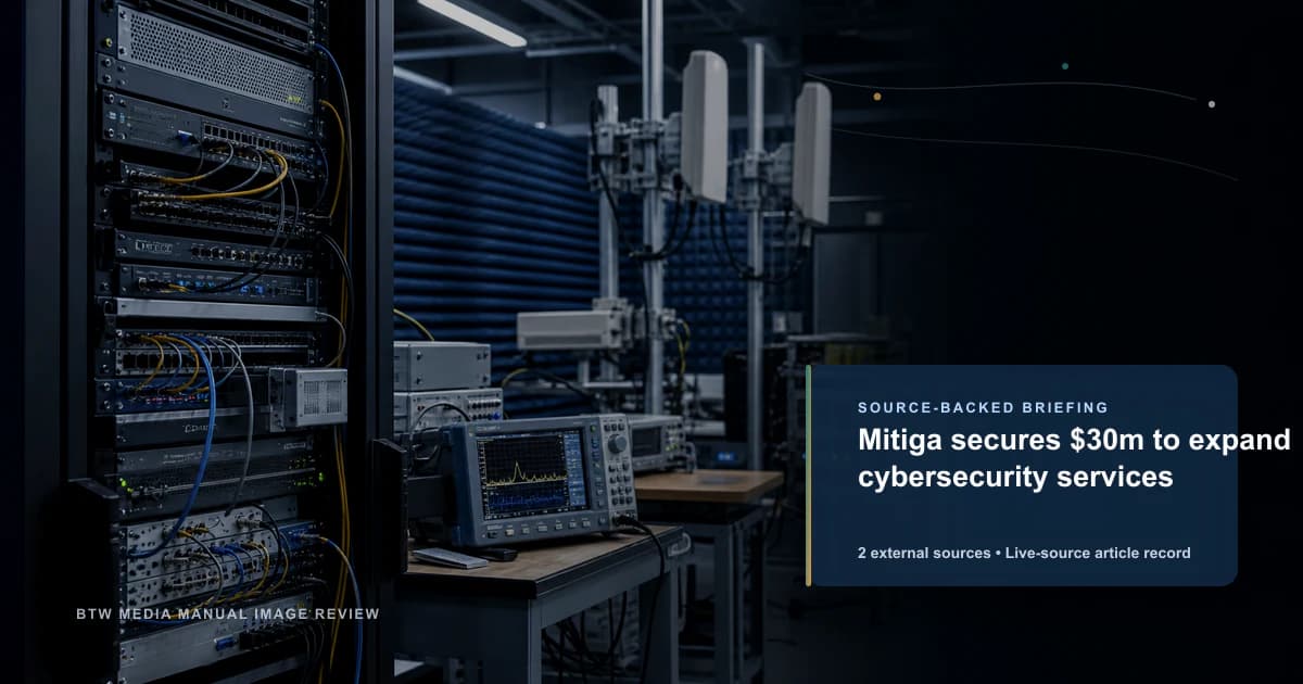 Mitiga secures $30m to expand cybersecurity services source-backed briefing visual