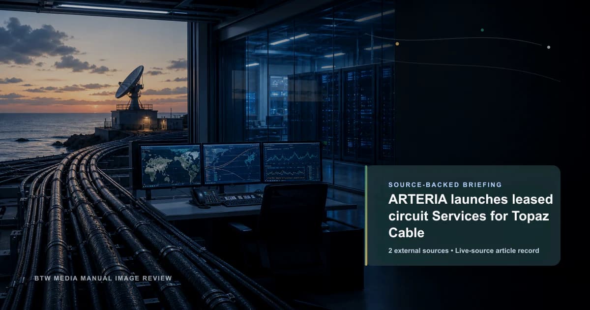 ARTERIA lance des services de circuits loués pour le câble Topaz