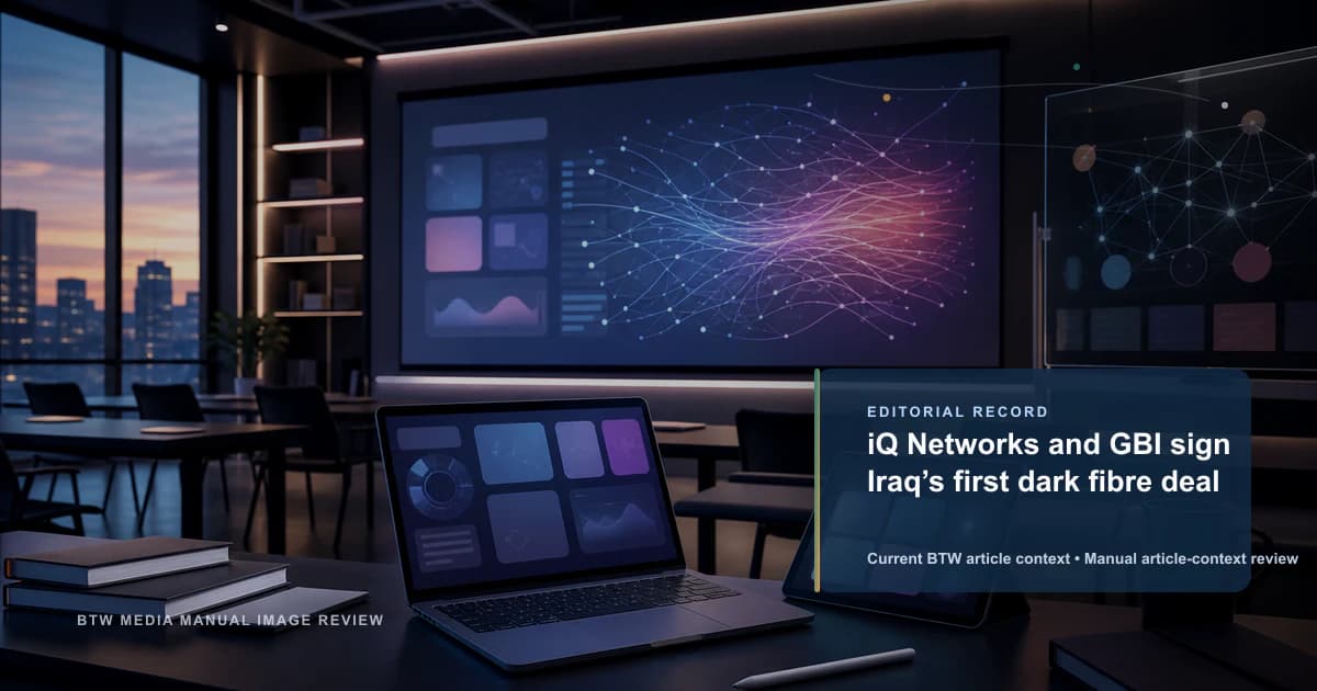 iQ Networks y GBI firman el primer acuerdo de fibra oscura de Irak