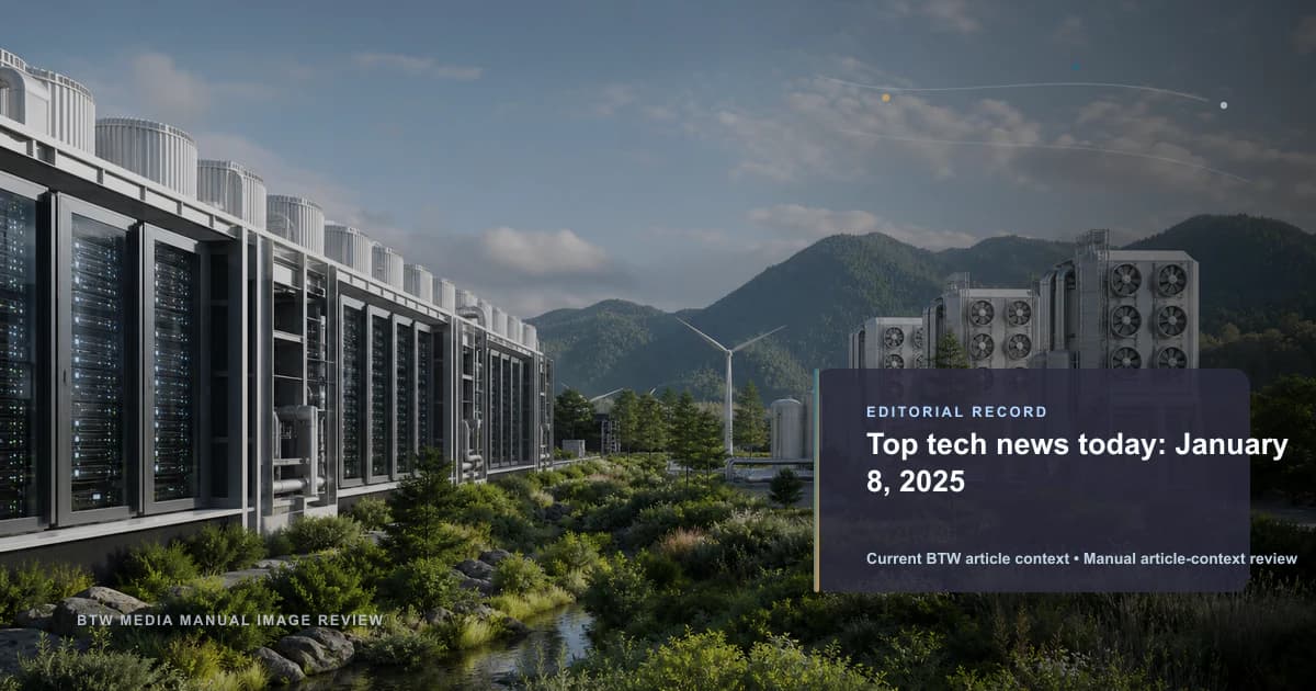 Actualités tech du jour: 8 janvier 2025
