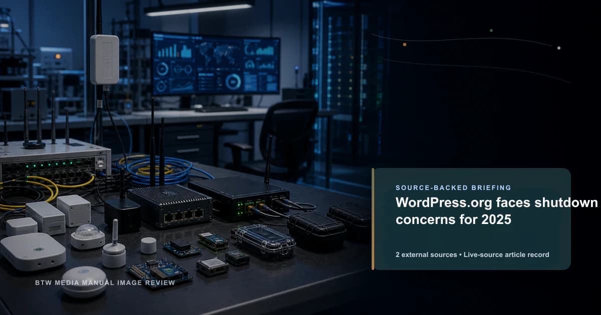 WordPress.org enfrenta preocupações de desligamento em 2025