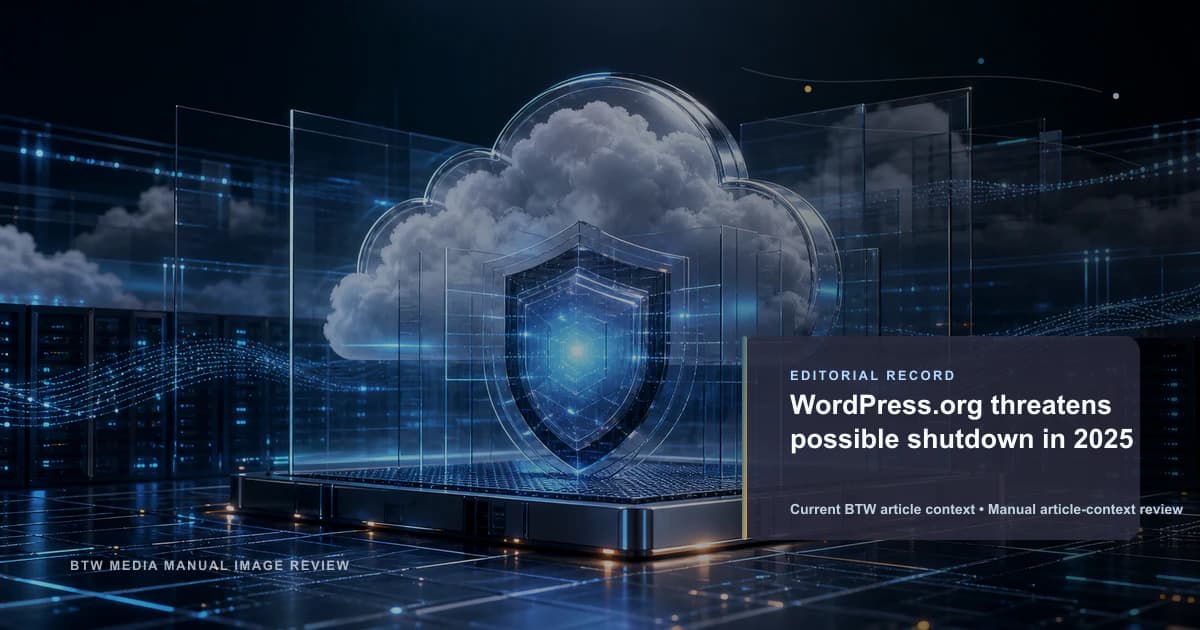 WordPress.org menace d'une possible fermeture en 2025