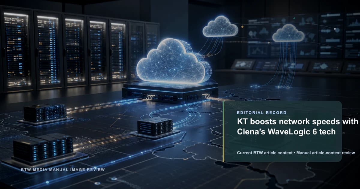 KT aumenta las velocidades de red con la tecnología WaveLogic 6 de Ciena
