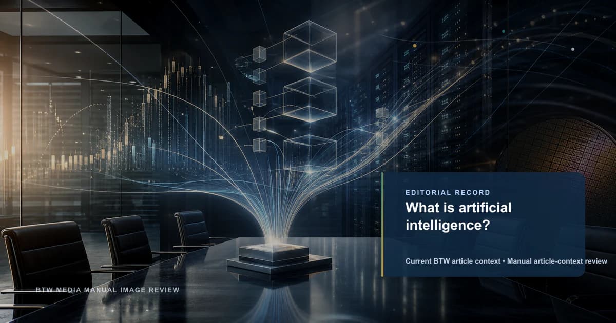What is artificial intelligence? reviewed editorial briefing visual