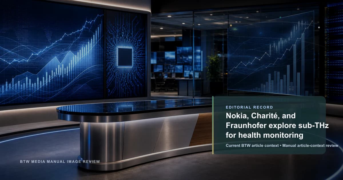 Nokia, Charité, and Fraunhofer explore sub-THz for health monitoring reviewed editorial briefing visual