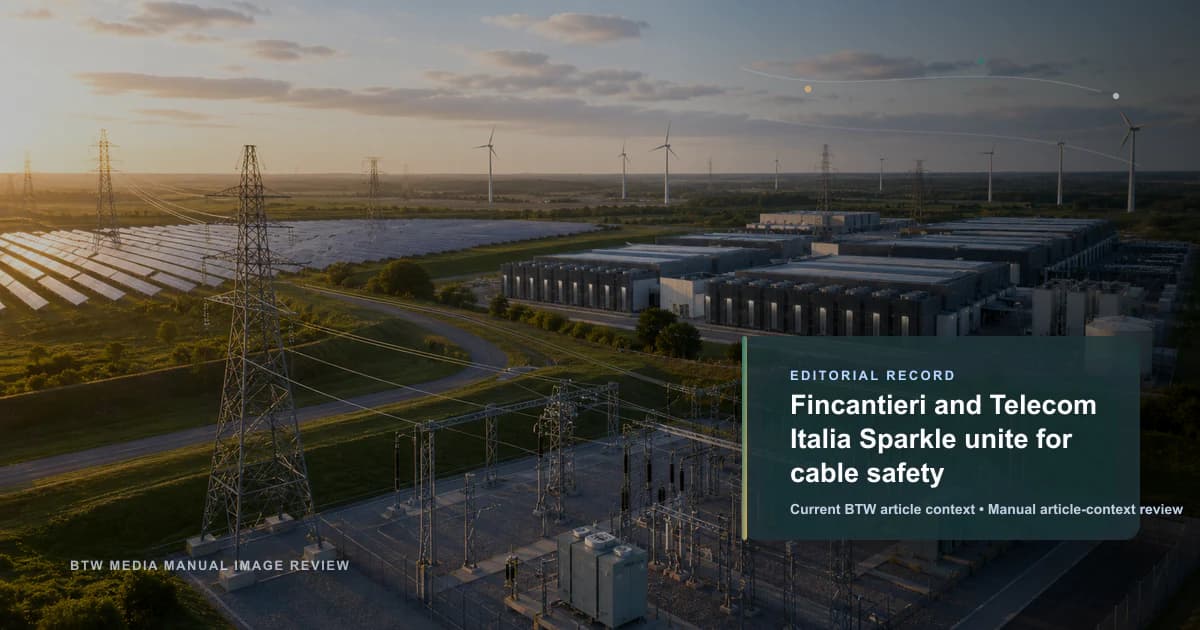 Fincantieri et Telecom Italia Sparkle s'unissent pour la sécurité des câbles