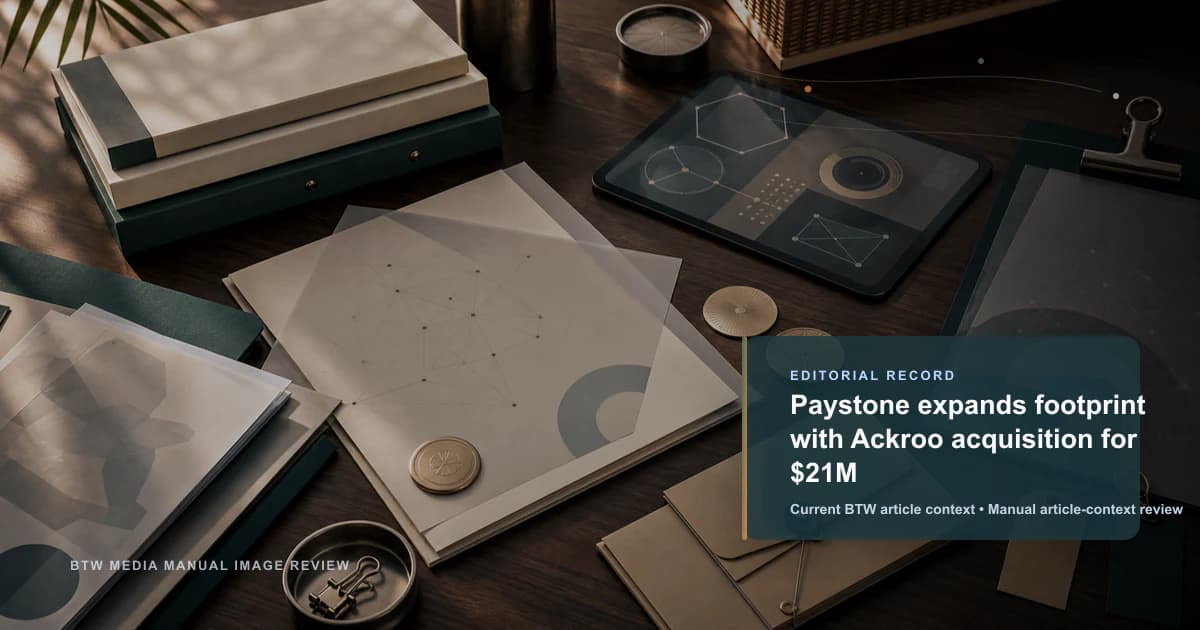Paystone expands footprint with Ackroo acquisition for $21M reviewed editorial briefing visual