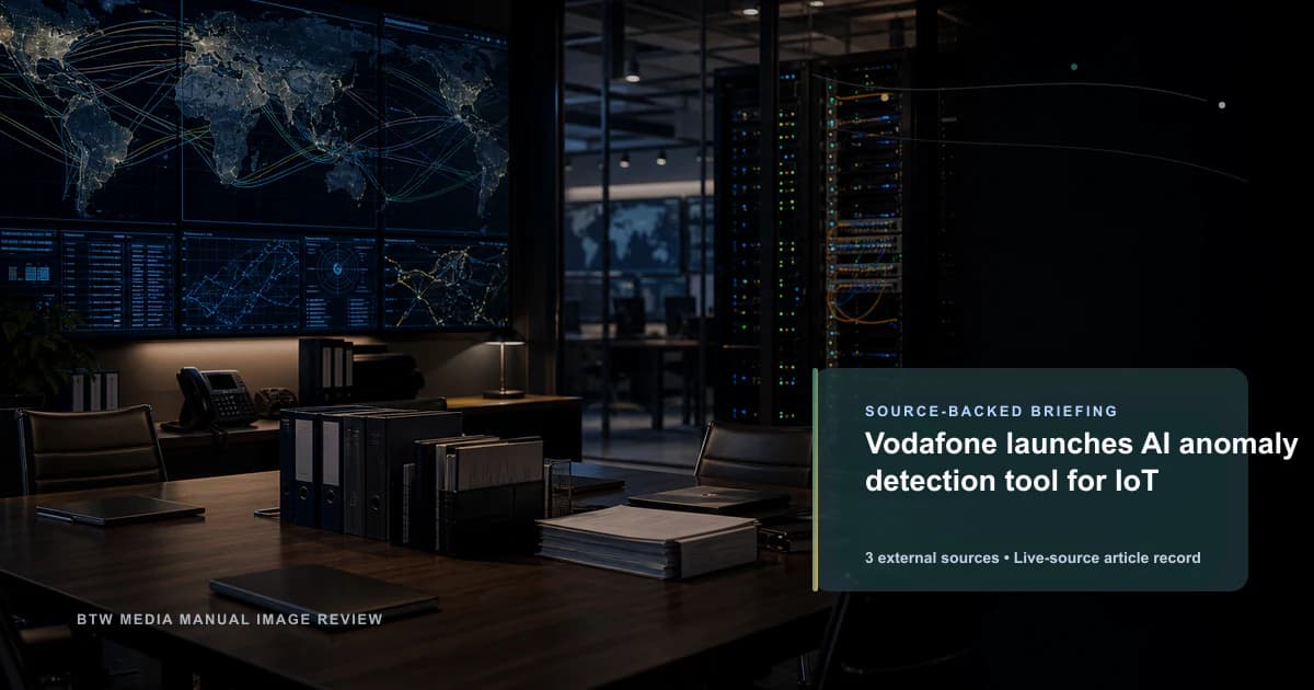 Vodafone lanza una herramienta de detección de anomalías con IA para IoT