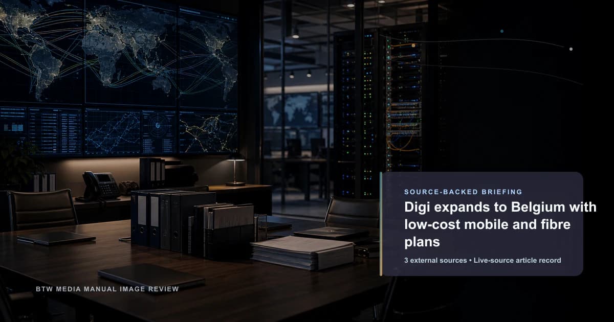 Digi se expande a Bélgica con planes móviles y de fibra a bajo costo