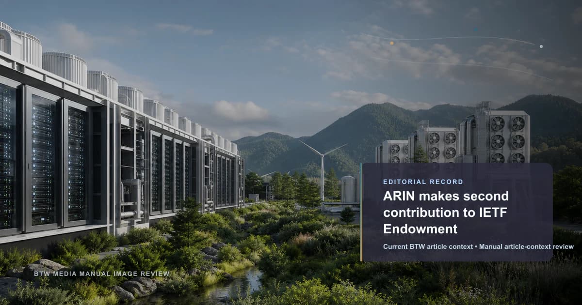 ARIN effectue une deuxième contribution au fonds de dotation de l'IETF