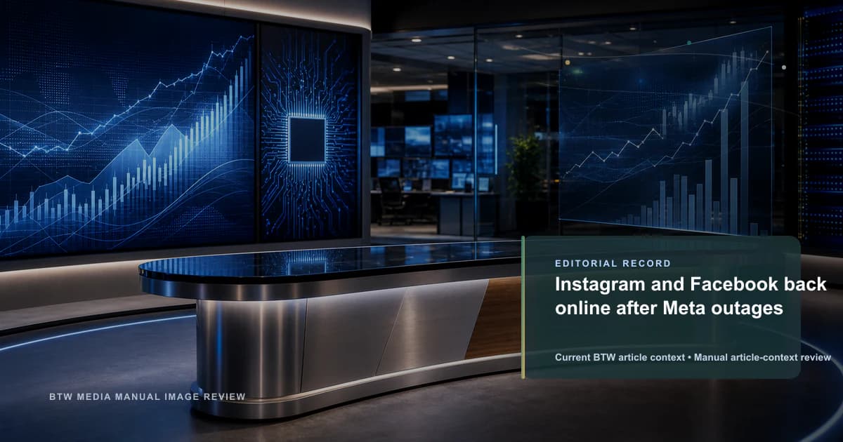 Instagram et Facebook à nouveau en ligne après les pannes de Meta