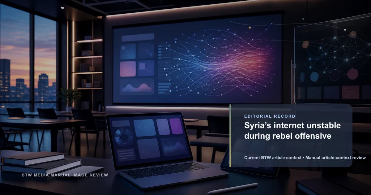 Syrie : Internet instable durant l’offensive rebelle