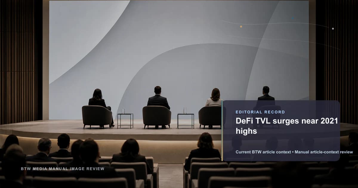 La TVL DeFi frôle ses sommets de 2021