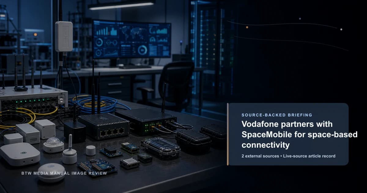 Vodafone se alía con SpaceMobile para conectividad espacial