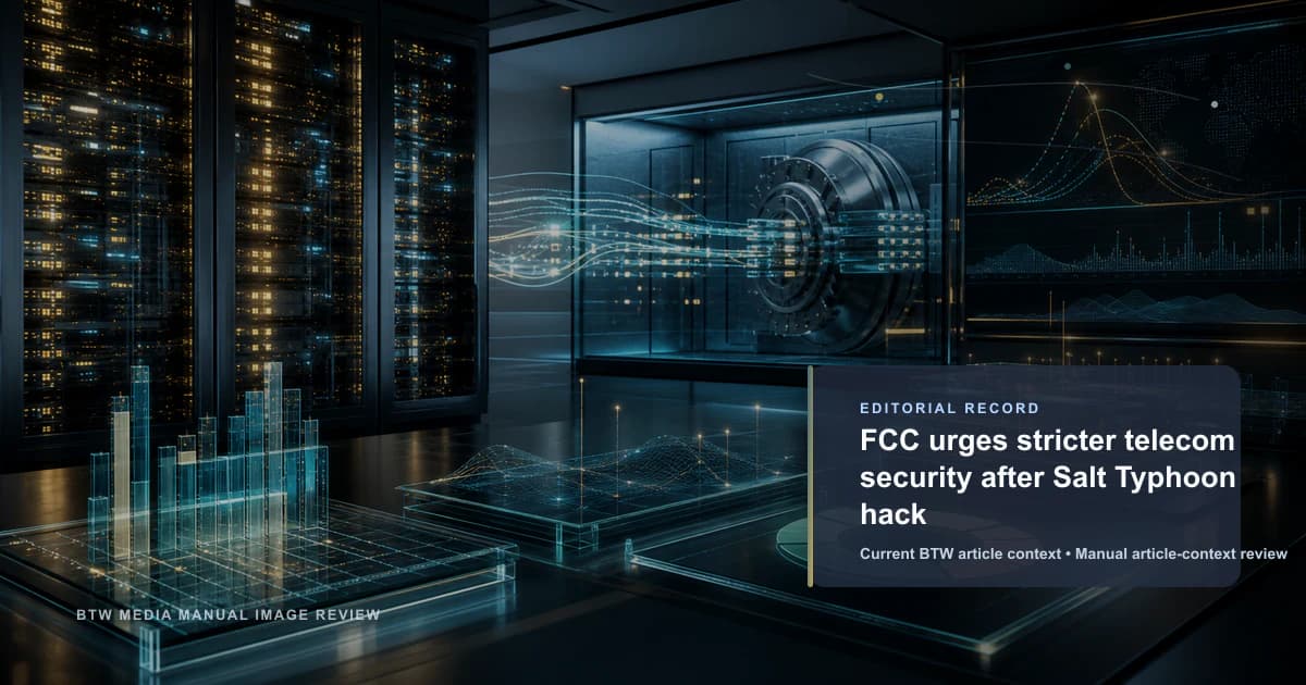 FCC urges stricter telecom security after Salt Typhoon hack reviewed editorial image