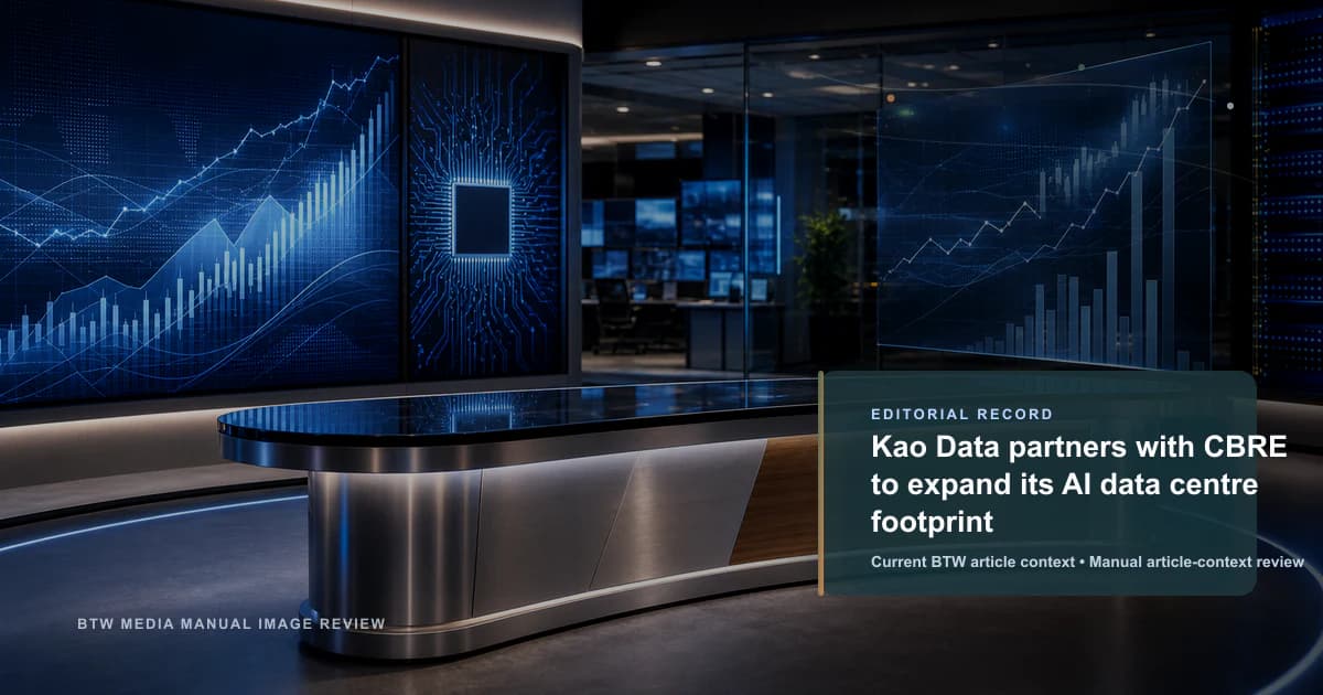 Kao Data s'associe à CBRE pour étendre son empreinte de centres de données IA