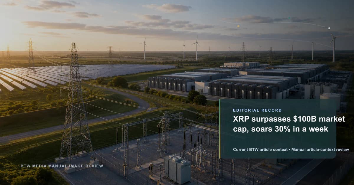 XRP dépasse les 100 milliards de dollars de capitalisation et bondit de 30 % en une semaine
