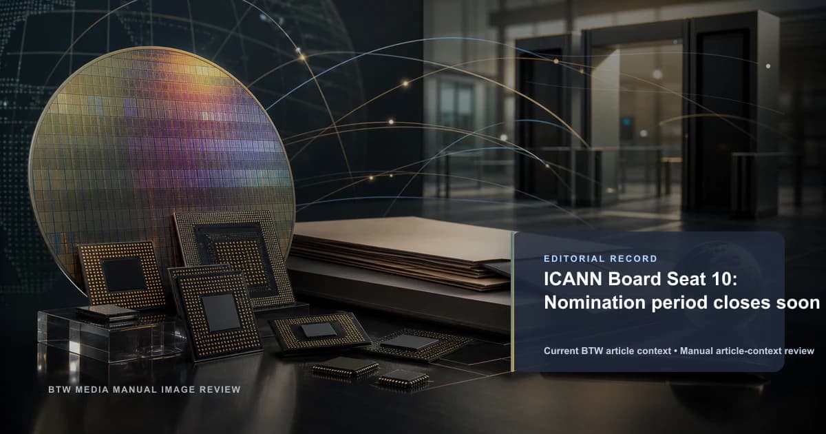 ICANN Board Seat 10: Nomination period closes soon reviewed editorial briefing visual