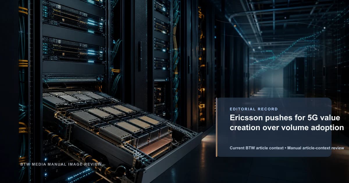 Ericsson pousse à la création de valeur de la 5G plutôt qu'à l'adoption de volume