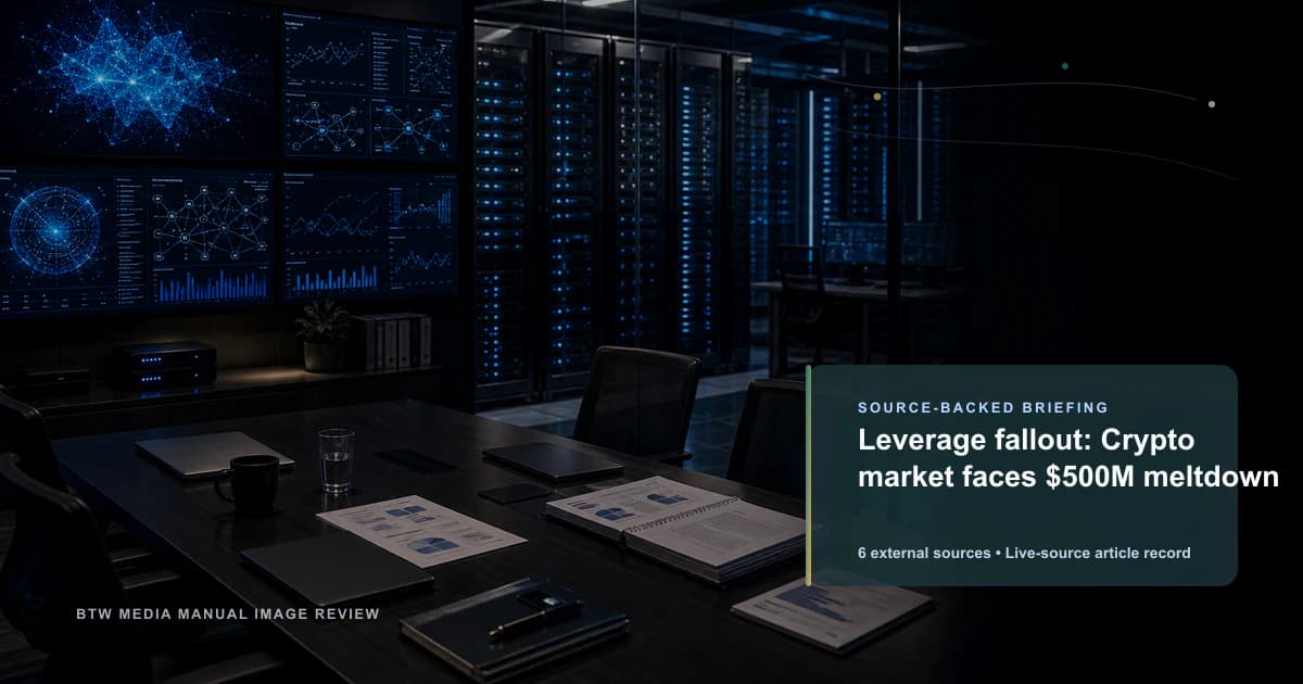Retombées de l’effet de levier: le marché crypto face à un effondrement de 500 M$