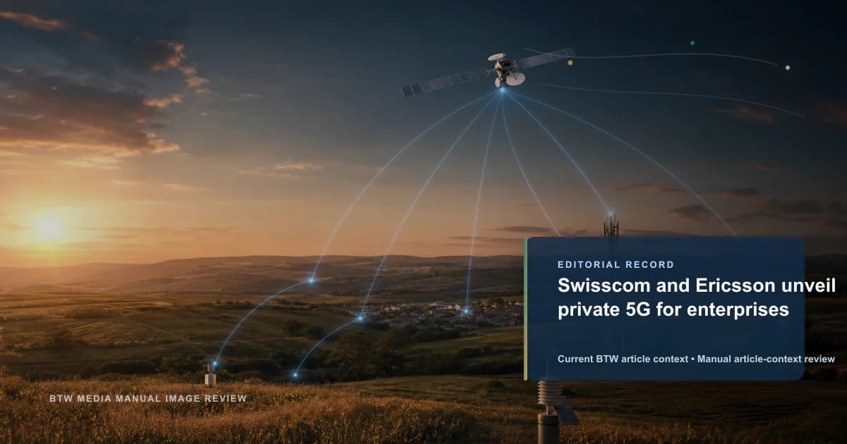 Swisscom y Ericsson presentan 5G privada para empresas