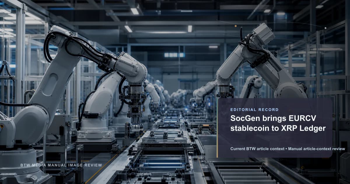 SocGen déploie le stablecoin EURCV sur le XRP Ledger