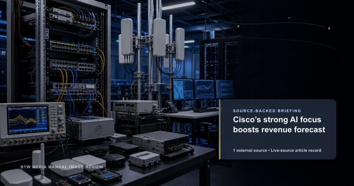 Cisco 聚焦 AI,收入预期上调