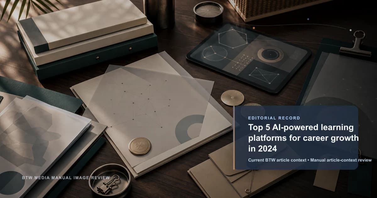 2024 年职业成长的五大 AI 学习平台