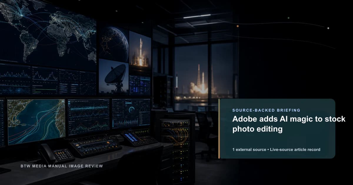 Adobe 为库存照片编辑添加 AI 魔法