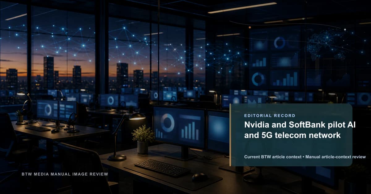 Nvidia et SoftBank pilotent un réseau télécom IA et 5G