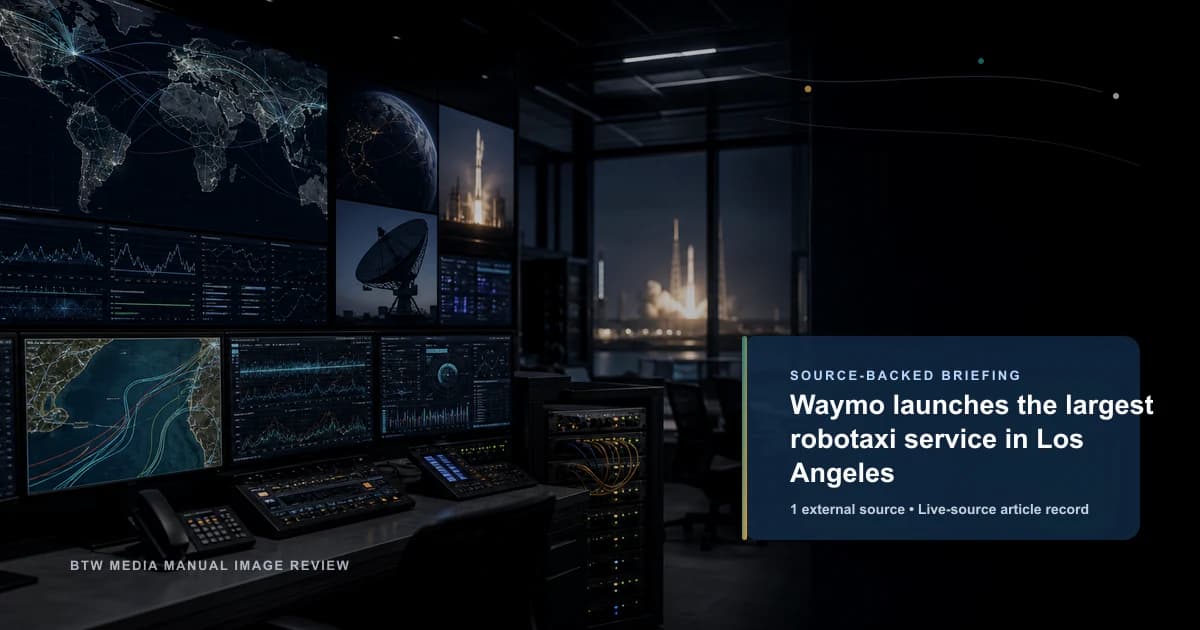 Waymo lance le plus grand service de robotaxis à Los Angeles