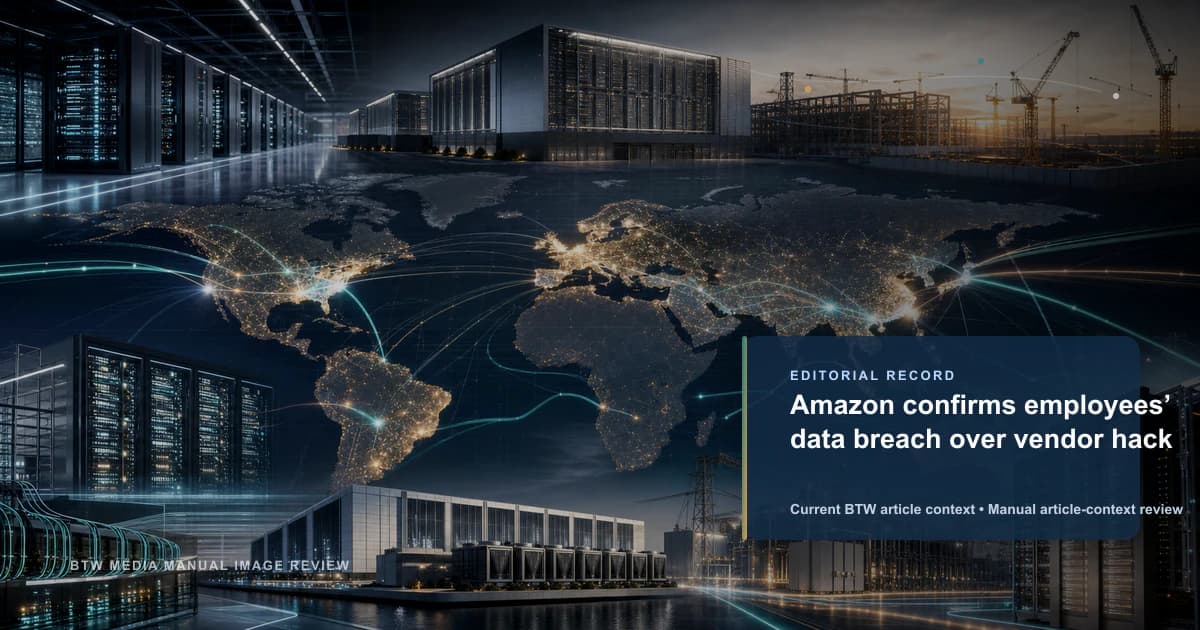 Amazon 确认员工数据因供应商黑客攻击而泄露