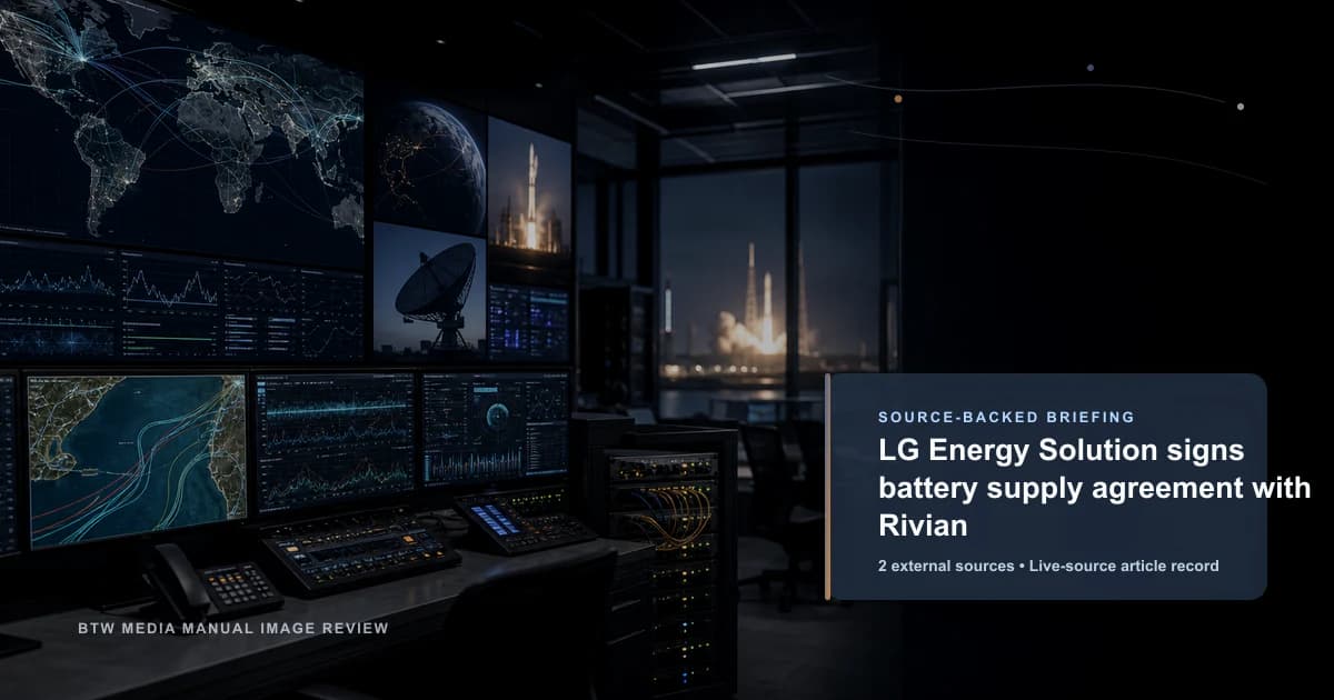 LG Energy Solution 与 Rivian 签署电池供应协议