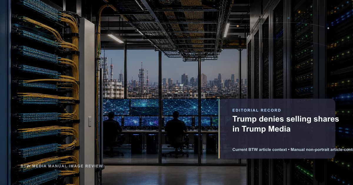 Trump nega vender ações da Trump Media