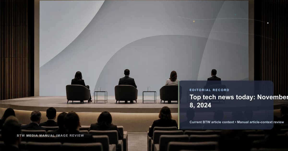 Les actualités tech du jour : 8 novembre 2024