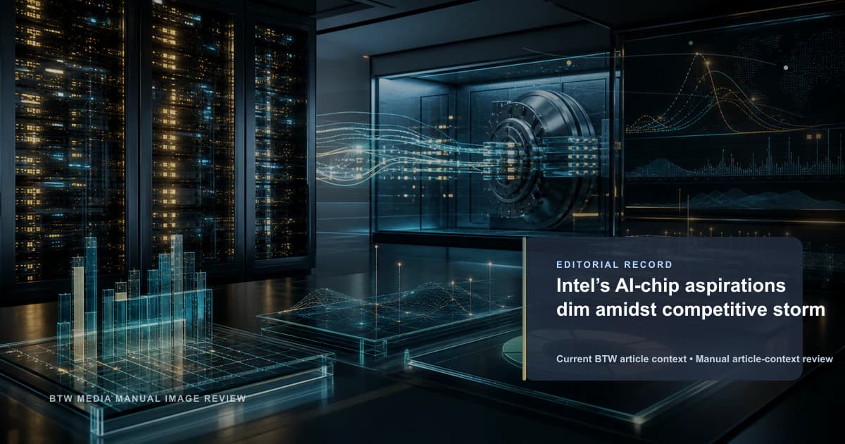 Intel 的 AI 芯片雄心在竞争风暴中黯淡